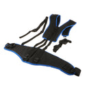 Universal Black Strimmer Double Shoulder Harness Strap f/ Mower Brush Cutter
