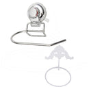 Suction Cup Bathroom Toilet Roll Tissue Paper Holder Towel Hanger Hook Rack