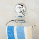 Suction Cup Bathroom Toilet Roll Tissue Paper Holder Towel Hanger Hook Rack