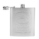 7oz Stainless Steel Liquor Drinking Hip Flask Bottle Set of 4 Screw Cap