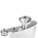 7oz Stainless Steel Liquor Drinking Hip Flask Bottle Set of 4 Screw Cap