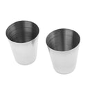 7oz Stainless Steel Liquor Drinking Hip Flask Bottle Set of 4 Screw Cap