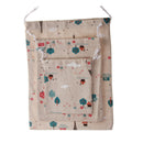 Cotton Linen Socks Bag Cosmetic Pouch Organizer Drawstring Bag Holder Eiffel