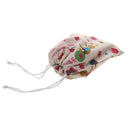 Cartoon Bunny Linen Drawstring Storage Bag Laundry Organizer Travel Pouch