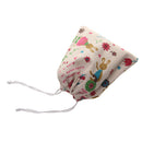 Cartoon Bunny Linen Drawstring Storage Bag Laundry Organizer Travel Pouch