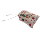 Cartoon Bunny Linen Drawstring Storage Bag Laundry Organizer Travel Pouch