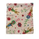 Cartoon Bunny Linen Drawstring Storage Bag Laundry Organizer Travel Pouch