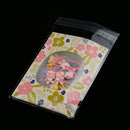 100xCellophane Seal Bag Self-Adhesive Thank you Cookie Candy Gift Wrapping