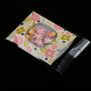100xCellophane Seal Bag Self-Adhesive Thank you Cookie Candy Gift Wrapping