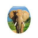 DIY Home Toilet Seat Wall Sticker ELEPHANT Print Vinyl Art Bathroom Decorative Decals