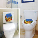 Toilet Seat Wall Sticker Submarine World Vinyl Art Bathroom Decorative Decals
