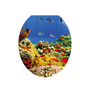 Toilet Seat Wall Sticker Submarine World Vinyl Art Bathroom Decorative Decals