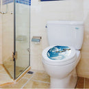 DIY Toilet Seat Sticker Swan in the Sky Vinyl Art Bathroom Decorative Decal
