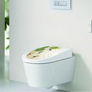 DIY Toilet Seat Wall Sticker Lutus & Fish Vinyl Art Bathroom Decorative Decals