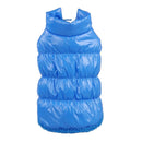 Pet Dog Puppy Cat Clothing Supplies Winter Warm Padded Coat Down Jacket Vest Apparel Outfit Blue L