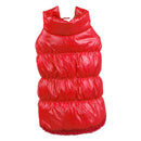 Pet Dog Puppy Cat Clothing Supplies Winter Warm Padded Coat Down Jacket Vest Apparel Outfit Red S