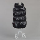 Pet Dog Puppy Cat Clothing Supplies Winter Warm Padded Coat Down Jacket Vest Apparel Outfit Black L
