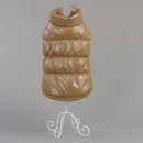 Pet Dog Puppy Cat Clothing Supplies Winter Warm Padded Coat Down Jacket Vest Apparel Outfit Coffee 3XL