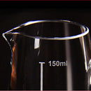 Clear Glass Beer Mug Tankard Graduated Juice Jug Wine Stein Decanter 150ML