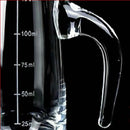 Clear Glass Beer Mug Tankard Graduated Juice Jug Wine Stein Decanter 150ML