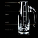Clear Glass Beer Mug Tankard Graduated Juice Jug Wine Stein Decanter 150ML