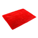 Fluffy Rug Anti-Skid Shaggy Area Rug Home Bedroom Carpet Floor Mat Red