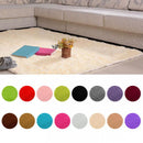 Fluffy Rug Anti-Skid Shaggy Area Rug Bedroom Carpet Floor Mat Light Green