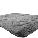 Fluffy Rug Anti-Skid Shaggy Area Rug Home Bedroom Carpet Floor Mat Gray