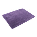 Fluffy Rug Anti-Skid Shaggy Area Rug Bedroom Carpet Floor Mat Dark Purple