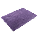 Fluffy Rug Anti-Skid Shaggy Area Rug Bedroom Carpet Floor Mat Dark Purple