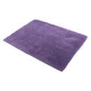Fluffy Rug Anti-Skid Shaggy Area Rug Bedroom Carpet Floor Mat Dark Purple