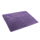 Fluffy Rug Anti-Skid Shaggy Area Rug Bedroom Carpet Floor Mat Dark Purple