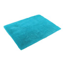 Fluffy Rug Anti-Skid Shaggy Area Rug Home Bedroom Carpet Floor Mat Blue