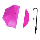 Dual-Use Umbrella Adhesive Door Wall Hook and Tray Creative Sticky Hanger Pack of 3