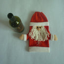 Christmas Wine Bottle Wrap Cover Bag Gift Candy Holiday Pouch Santa Claus