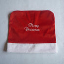 Merry Christmas Dining Table Chair Back Cover Kitchen Dinner Decor 46 x 40CM