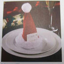 Merry Christmas Table Memo Name Card Holder Santa Hat Dinner Decoration