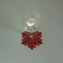 4pcs Christmas Snowflake Shaped Coaster Mat Anti-Skid Pad Table Placemat