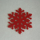 4pcs Christmas Snowflake Shaped Coaster Mat Anti-Skid Pad Table Placemat