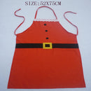 Beauty Christmas Decorations Santa Beaming Apron Bib Family Party Decor