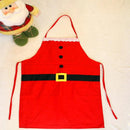 Beauty Christmas Decorations Santa Beaming Apron Bib Family Party Decor