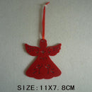 9Pcs Christmas Party DÃ©cor Non Woven Fabric Angel Shape Hanging Ornament