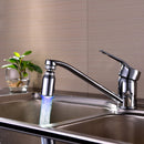 Temperature Sensor 3-Colors Changing Glow LED Light Water Faucet Tap for Kitchen Home