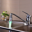 Temperature Sensor 3-Colors Changing Glow LED Light Water Faucet Tap for Kitchen Home