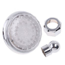 LED Shower Top Round Head Rain Home Water Bathroom Fixtures Sprayer Decor