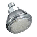 LED Shower Top Round Head Rain Home Water Bathroom Fixtures Sprayer Decor