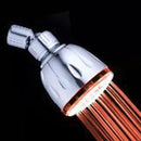 3-Color Changing LED Top Shower Head Temperature Controlled Plastic Overhead Shower Sprayer