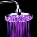3-Color Changing LED Shower Top Thermal Color Changing Rain Circular Head Sprayer