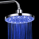 3-Color Changing LED Shower Top Thermal Color Changing Rain Circular Head Sprayer