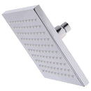 3 Color LED Top Shower Head Temperature Control Overhead Shower Sprayer 8 In